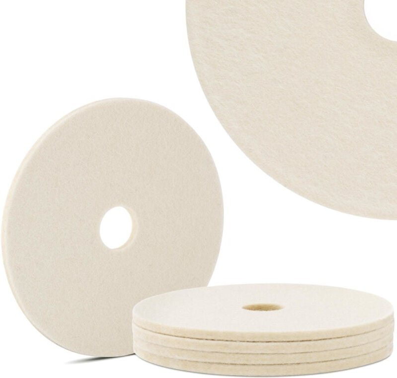 MSW - 5er Set Kehlnahtscheiben Schleifscheiben Polierscheiben ø 150 mm Vlies