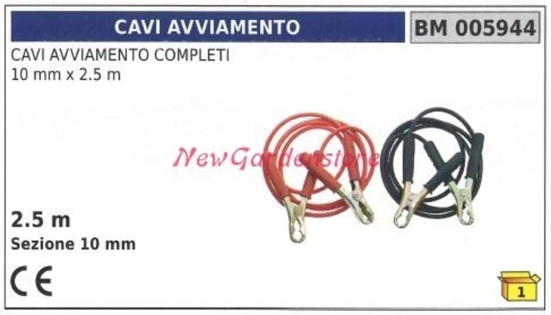 Starterkabel komplett 10mm x 2,5m 005944