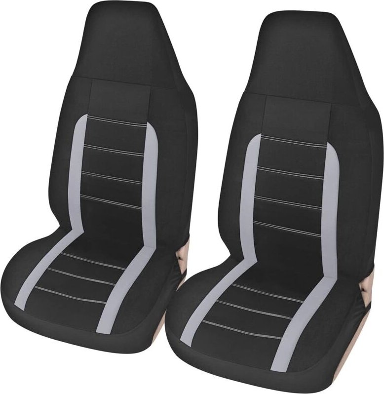 Thumbnail - Universal Autositzbezüge Vorne, Universal Autositzbezug Set, Tuning Auto Zubehör, Grau