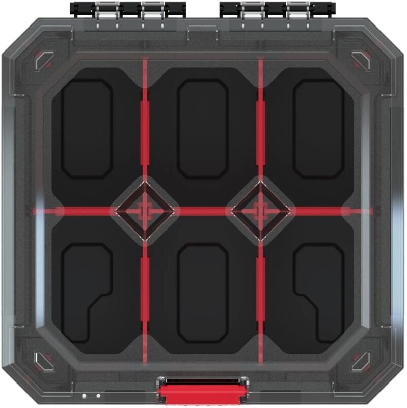 Sortimentskasten Sortierbox Kleinteilemagazin Organizer + Trennstege, Version: KTI3030S, 280 x 280 x 110 - Kistenberg