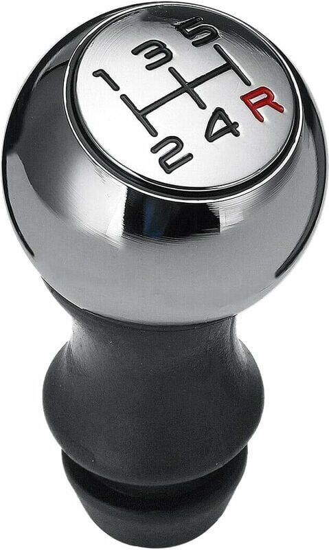 5-Gang-Aluminium-Schaltknauf für 106 206 207 207 306 307 407 408 508 Silber + schwarze Nummer