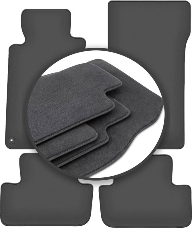 Premium-Fußmatten für: Mercedes CLK W209 Coupé (1997-2009)