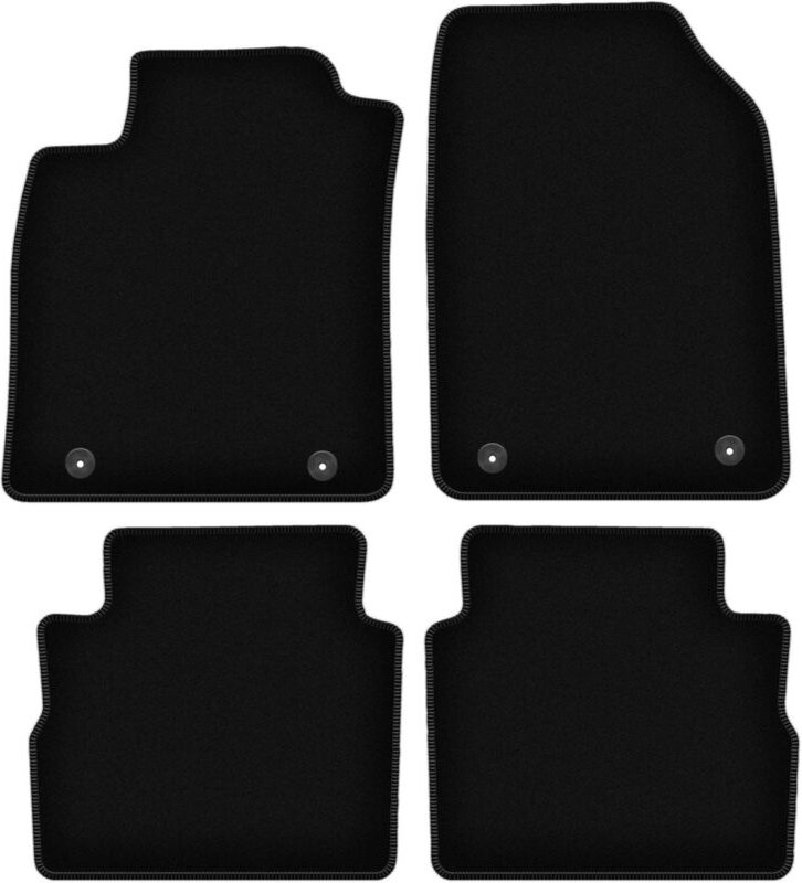 BASIC schwarze Veloursmatten für: Opel Vectra C Kombi (2003-2008)