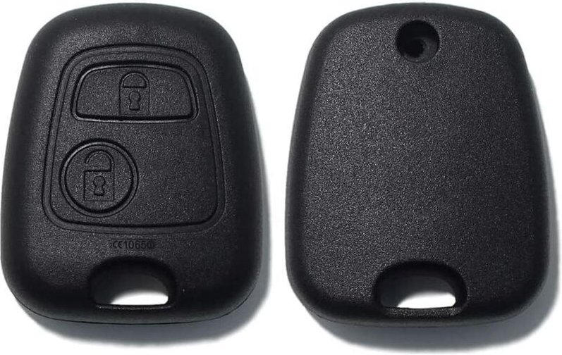 Crediri Ersatzschlüssel mit Schraube Fernbedienung 2 Tasten für Citroen C1 C2 C3 C4 C5 Xsara Picasso Saxo Berlingo Toyot...