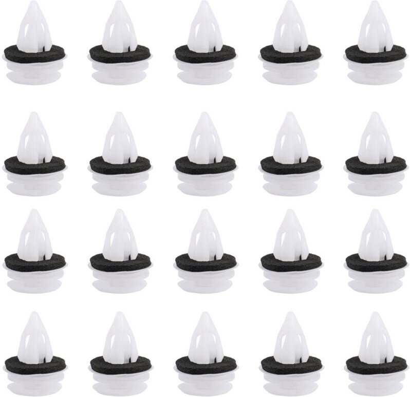 Jeffergarden - 20-teiliges Auto-Innentürverkleidungs-Clips für die vordere und hintere Türverkleidung, Befestigungsniete...