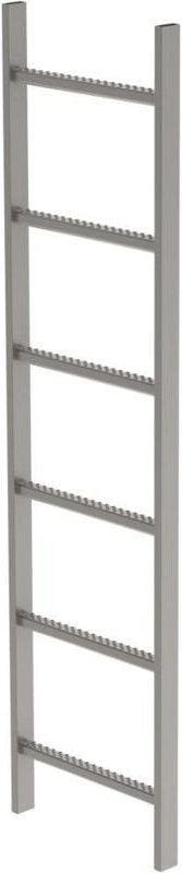 Thumbnail - Günzburger Steigtechnik Schachtleiter Edelstahl V4A 400 mm lichte Weite 6 Sprossen - 063006