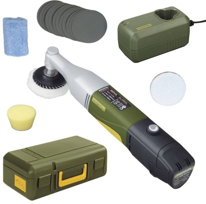 Proxxon - Akku-Winkelpolierer wp/a, 10,8 v, 1x 2,6 Ah und Ladegerät im Koffer