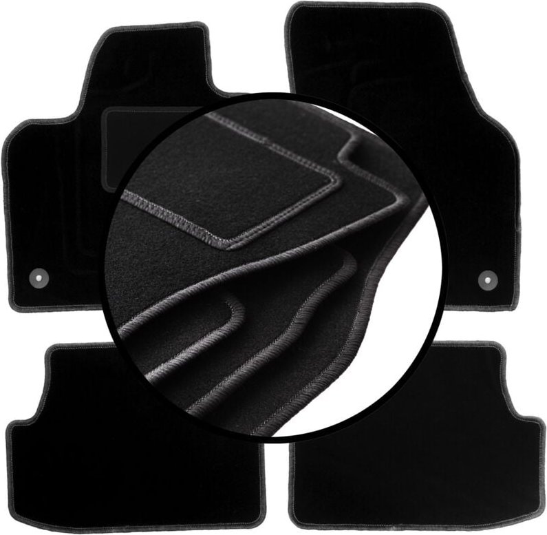 Komplettset Veloursmatten für: Volkswagen Polo VI Schrägheck (2017-)