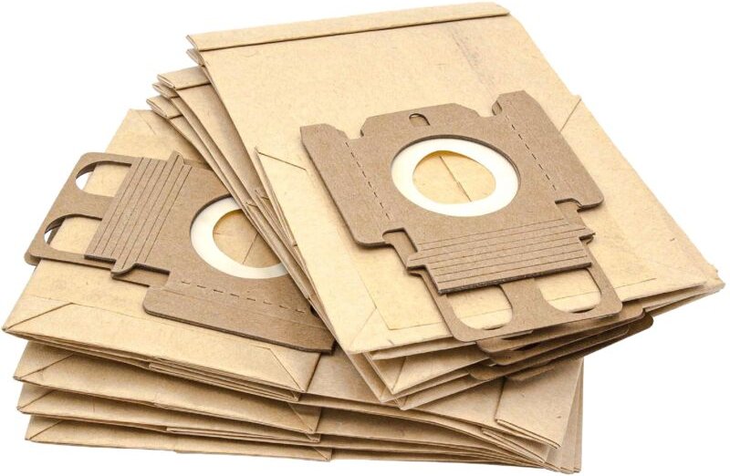 10x Staubsaugerbeutel kompatibel mit Miele S163 Electronic 1400, S164 Staubsauger - Papier, Typ k, 21cm x 13,2cm, Sandfa...