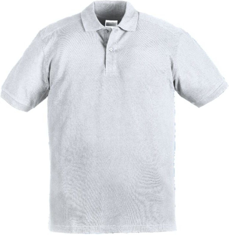 Satz mit 5 - Kurzarm-Arbeits-Polo SAFARI - Weiß M - 44/46