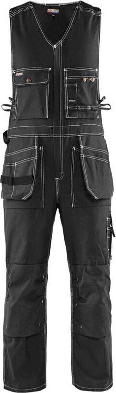 Ärmelloser Stretch-Arbeitsanzug 2650 - Schwarz 42C