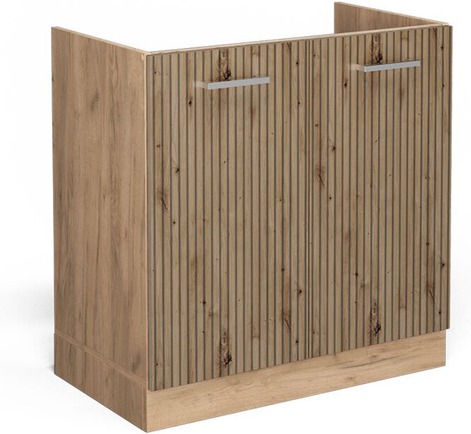 Thumbnail - Vicco - Spülenunterschrank R-Line, Artisan-Eiche, 80 cm ohne Arbeitsplatte