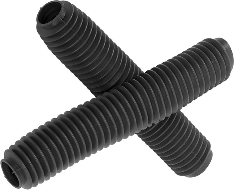 Jeffergarden Paar Motorrad -Vordergabel Staubabdeckung Ersatz für Suzuki RM125 DR250 DRZ400 400Black