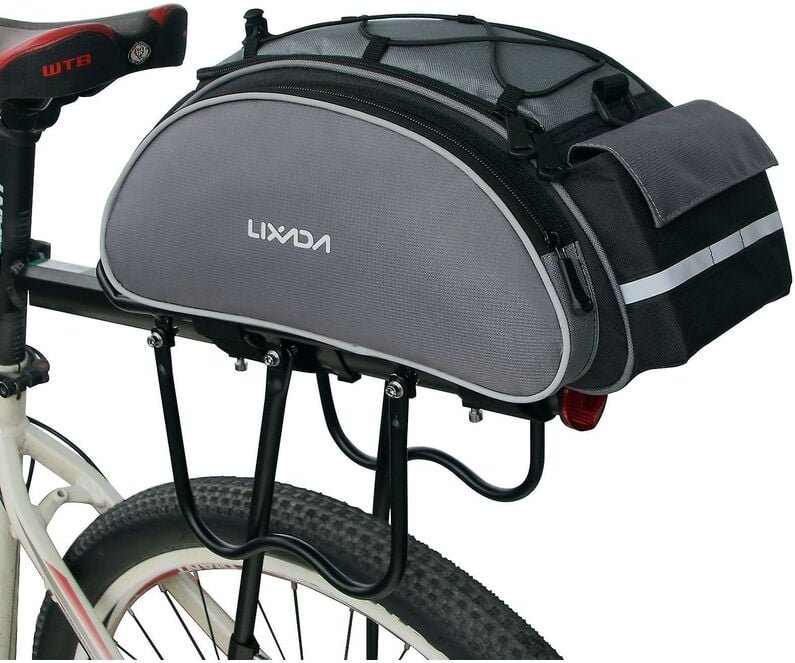 Lixada 13L Multifunktionale Fahrrad-Rücksitztasche für Outdoor-Fahrradfahren, Fahrradträger, Sitztasche für den Kofferra...