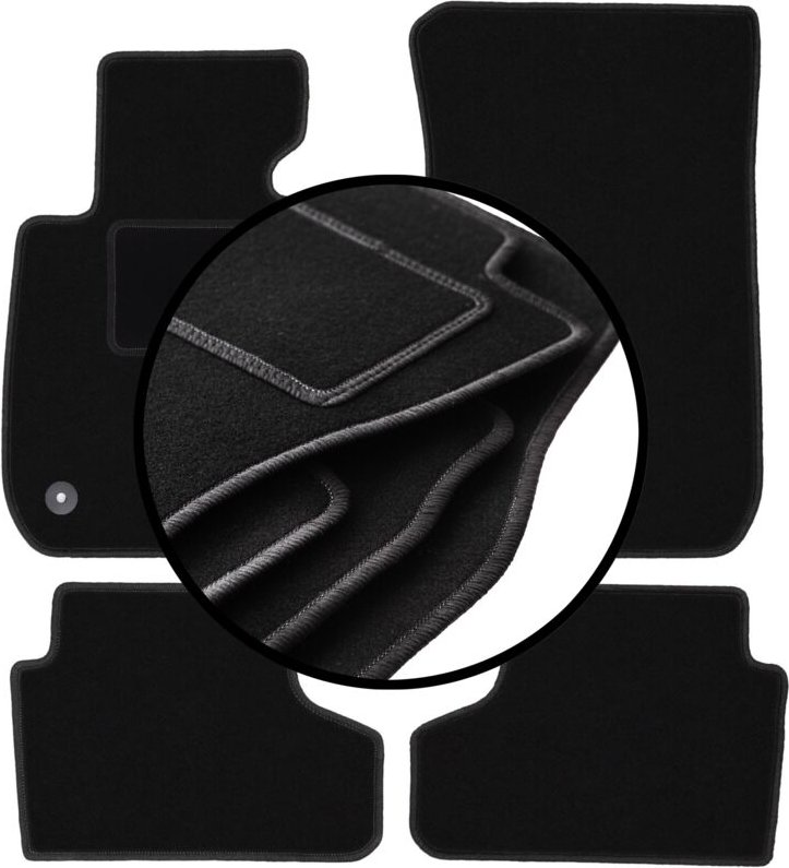 Komplettset Veloursmatten für: BMW 3 E93 Cabrio (2004-2011)