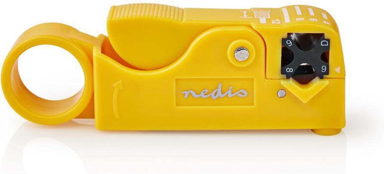 Kabelschere abisolierwerkzeug pvc stahl gelb schwarz