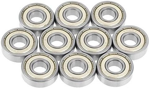 Zoternen - 10 Stücke 6000zz Kugellager Metalldichtung Rillenstahl Industrielager für Werkzeugmaschinen Motor 10x26x8mm