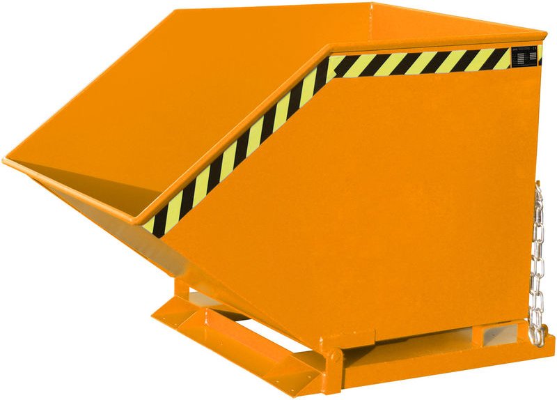 Bauer Kippmulde KK 800, lackiert, Gelborange