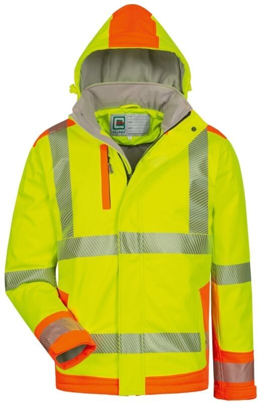 Elysee - Warnschutzsoftshelljacke Rickmer Gr.L gelb/orange feldtmann