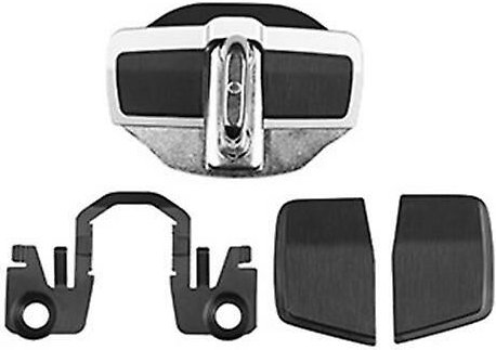 Woosien - 1 Sätze Türstabilisator Türschlossschutz Riegel Stopperabdeckungen für Brz Xv Forester Legacy
