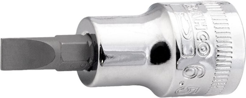 Bahco 3/8 Schraubendreher-Einsatz für Schlitzschrauben, 6,5 mm, Einzelhandelsverpackung