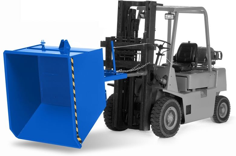 RR Industrietechnik Spänekipper Typ RUK-S 780x1400x680mm 500dm³ RAL 5010 Enzianblau