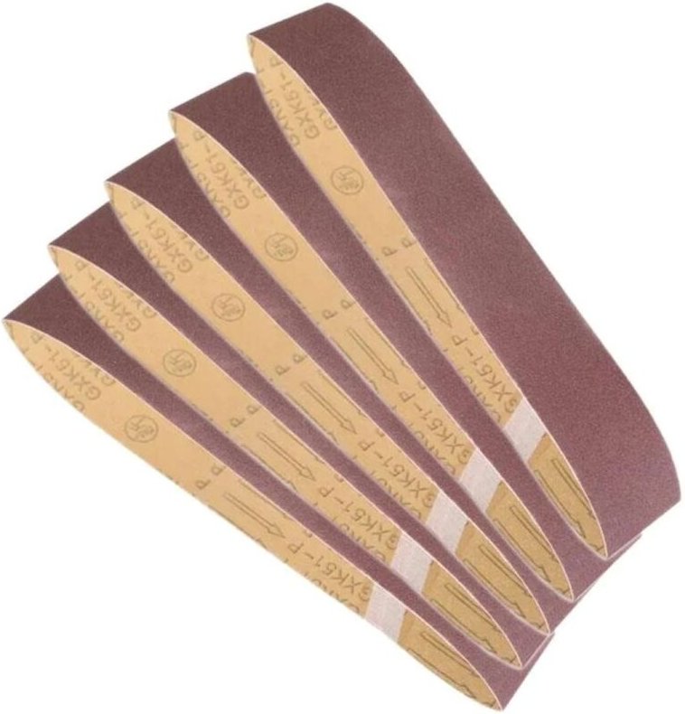 Set mit 5 Schleifbandern 762x25 mm Kornung 100 Scheppach