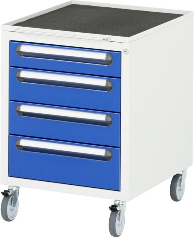 Thumbnail - Schubladenschrank E-3-4-mobil BxTxH 490x600x690mm - RAU