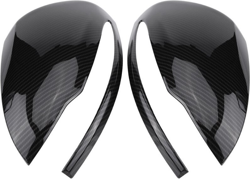 Spiegelgehäuseabdeckung, Kappenabdeckung Kohlefaser Rückfahransicht schön für Autoliebhaber Äußere - Eosnow