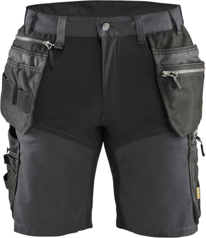Arbeitsshorts aus elastischem Handwerkerstoff 1598 – Grau/Schwarz 2XL – FR(52) – SE(C58) – Standards
