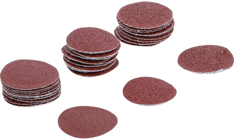 Schleifblatt-Satz für Exzenterschleifer ø 30 mm k 60 - 80 - 120 30-tlg.