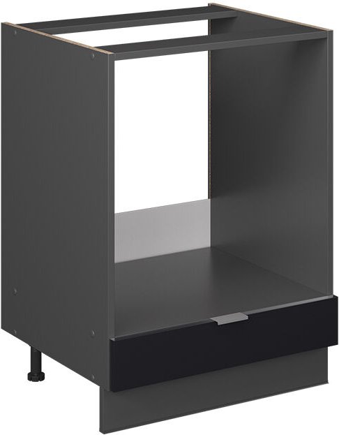 Vicco - Küchenschränke Fame-Line, Schwarz gestreift, 60 cm ohne Arbeitsplatte