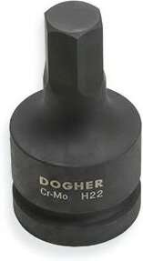 Sechskantspitze 1 CrMo HX19x100mm Dogher 587-19