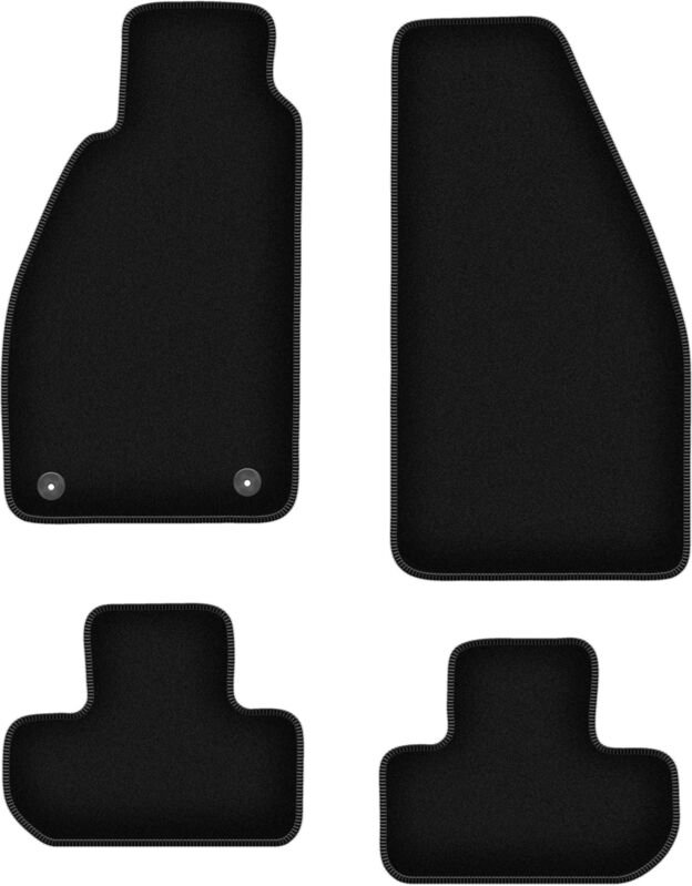 BASIC schwarze Veloursmatten für: Alfa Romeo Spider Coupé, Cabrio (1995-2005)