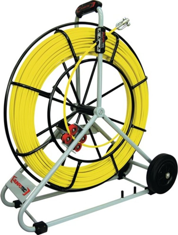 Runpotec - Glasfaserstab Band-L.120m Biege-R.500mm Kabel-D.7,5mm - 10091