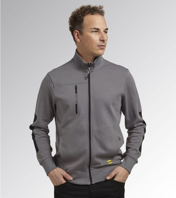 Diadora - Sweatshirt Zip Litework Arbeits-Sweatshirt - l - Grau