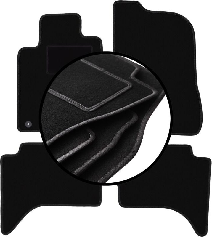 Komplettset Veloursmatten für: Fiat Fullback Offroad (2015-)