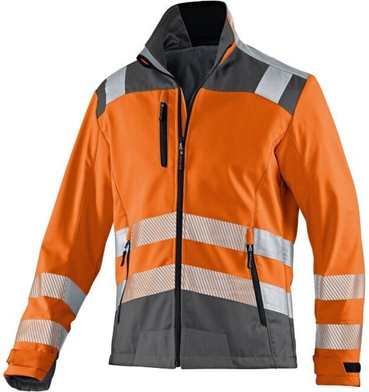 Thumbnail - Kübler Jacke reflectiq Softshell psa 2 warnorange/anthrazit Gr. 3XL