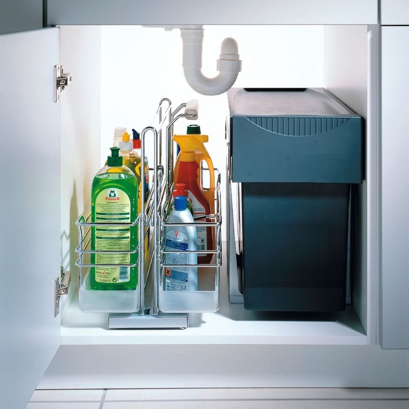 Kesseböhmer - Putzmittelauszug portero Set 2, silbergrau