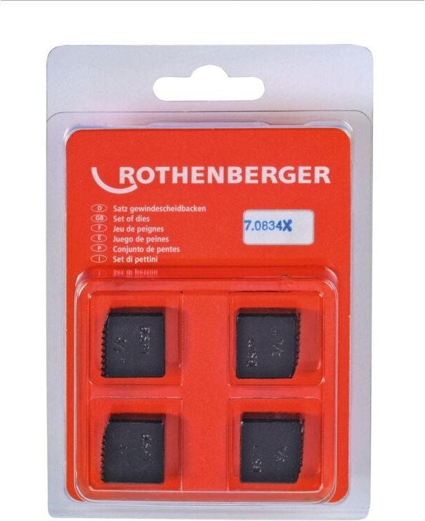 4x sc Schneidbacken bspt r 3/4" - 070834X - Rothenberger