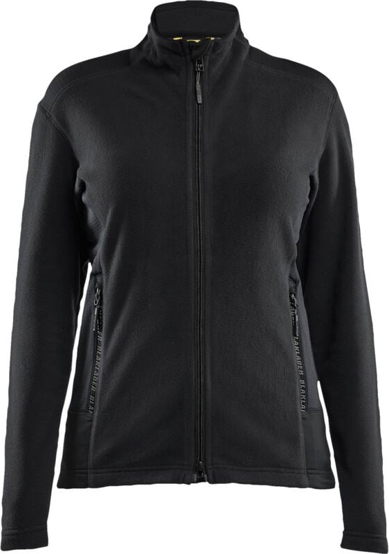 Arbeitsjacke aus Mikropolar für Damen 4766 - Schwarz/Mittelgrau S