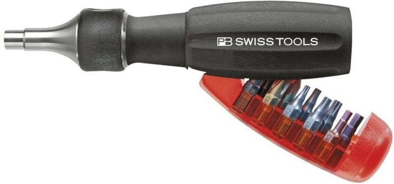Pb Swiss Tools - Swiss Tools Magazin-Bithalter lang 10-teilig mit Ratsche