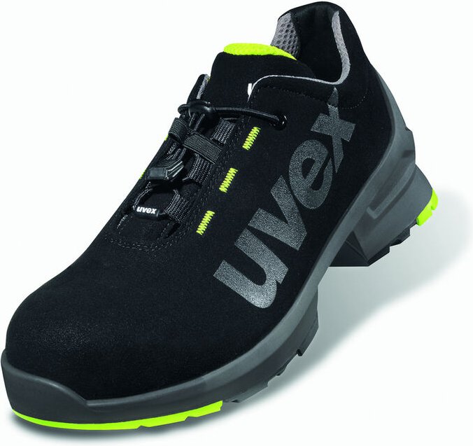 Uvex - 1 Sicherheitshalbschuh 8544 schwarz/gelb S2 esd sr Gr.39 W11