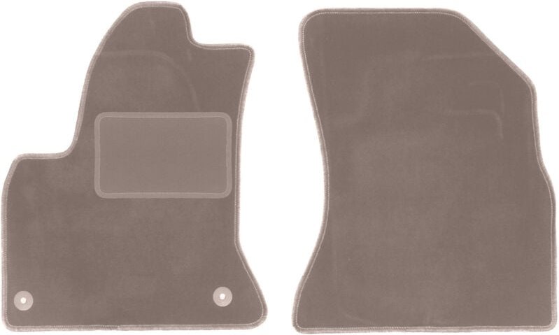 Beige Vordermatten für: Citroen C4 Picasso I 7 Sitze (2006-2013)