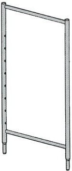 Altrad-Leiter 2 M Mit Gebohrten Sprossen Vito 49 - J00080