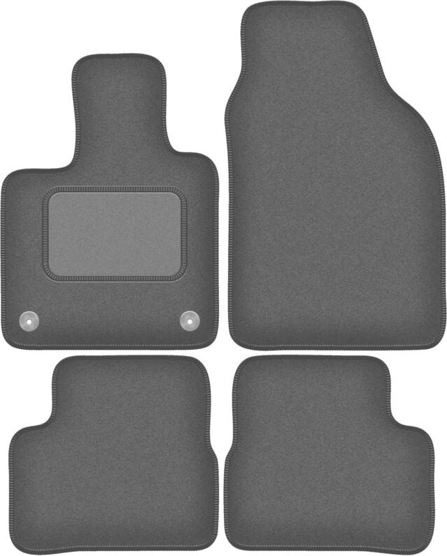 Graphit-Fußmatten für: Fiat E-500 / 500 Electric Fließheck (2020-)