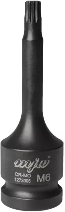 MJW 1/2" Kraft-Stecknuss mit langem Schaft SPLINE M6