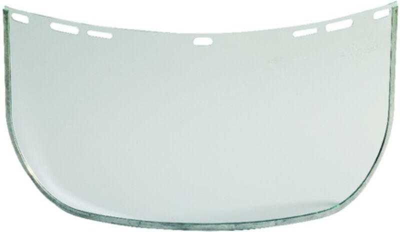 Set aus 10 - Polycarbonat-Schutzvisier mit Metallrand L40xH20