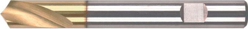 Anbohrer nc DIN1835 HSSCo5 TiN Form b 90Grad Zylinderschaft 10,0mm Format