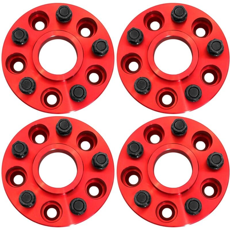 30-mm-Spurverbreiterungen, passend für Land Rover Discovery, Range Rover, MK3/MK4. T3. Rot